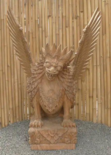 Product image 10 of the product “Singa ambara raja, From Suar wood, center part 50 x 55 x 100, with wings 103cm wide and 142 cm height ”